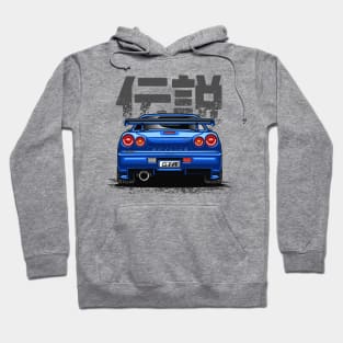 Monster Skyline GTR R34 (Paradise Blue) Hoodie